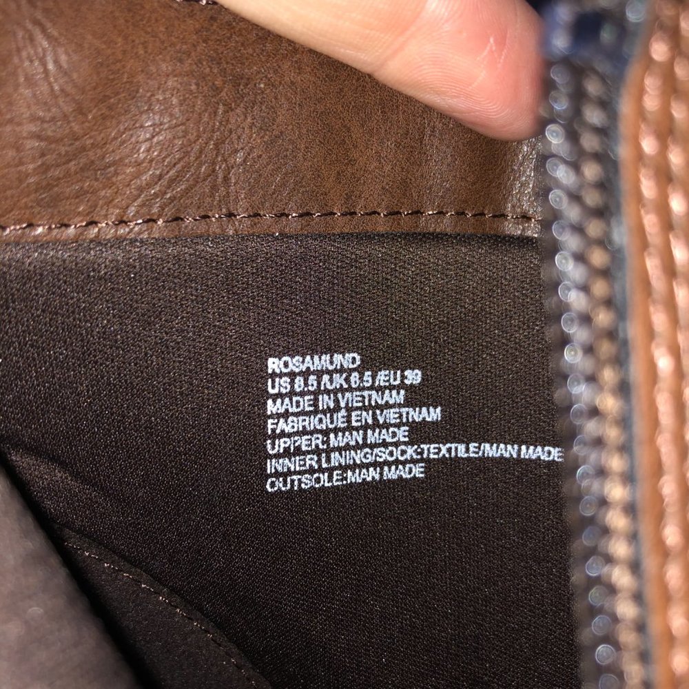 New Rosamund Brown Block Heeled Bootie (size 8.5) - Picture 12 of 12